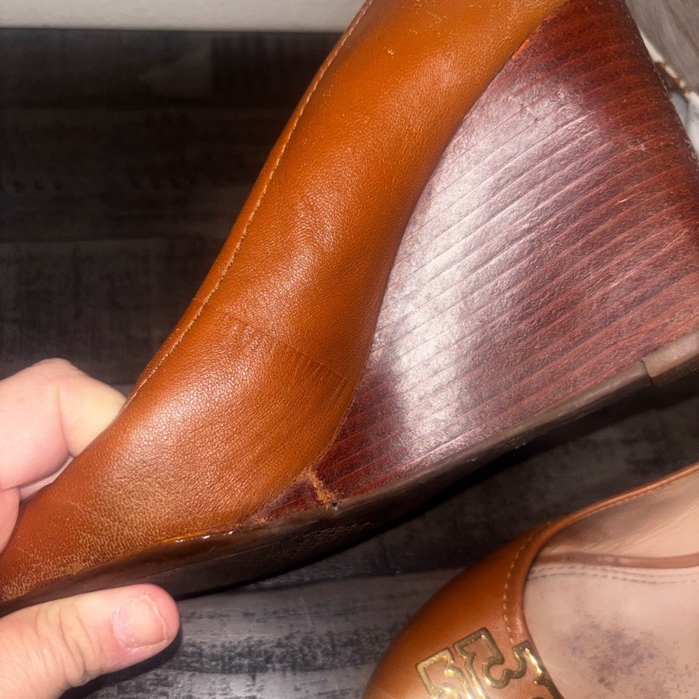 Tory Burch Melinda 85mm Closed Toe Wedges 9.5​ - Picture 7 of 10